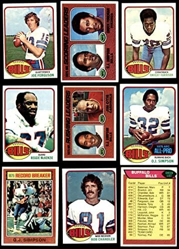 1976 Topps Buffalo Bills Csapat készen áll Buffalo Bills (Set) VG/EX Számlák
