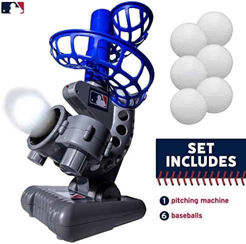 Franklin Sport MLB Gyerekek Elektronikus Baseball dobógép - Automatikus Ifjúsági dobógép a (6) Műanyag Labdák Tartalmazza-Ifjúsági