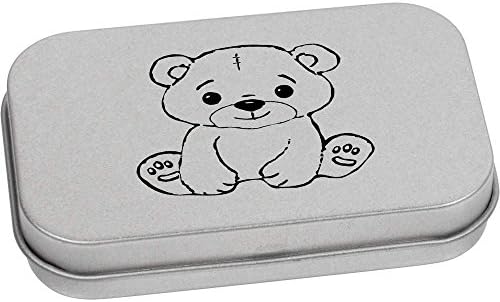 Azeeda 110mm 'Aranyos Teddy Bear' Fém Csuklós Tin/Tároló Doboz (TT00064410)