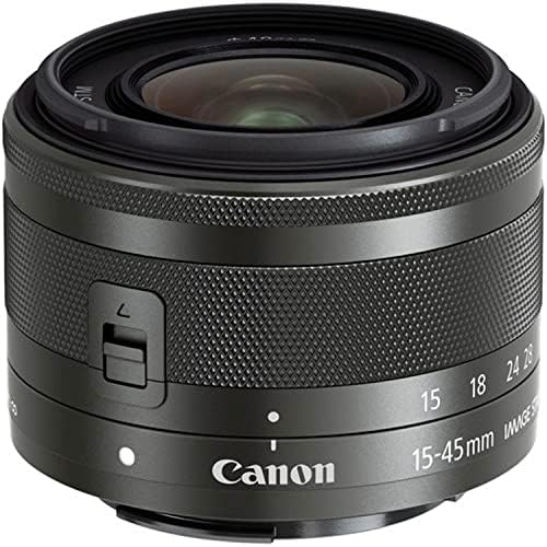 Canon EOS M200 tükör nélküli Fényképezőgép w/EF-M 15-45mm f/3.5-6.3 az STM Objektív + EF-M 55-200mm f/4.5-6.3 az STM Objektív