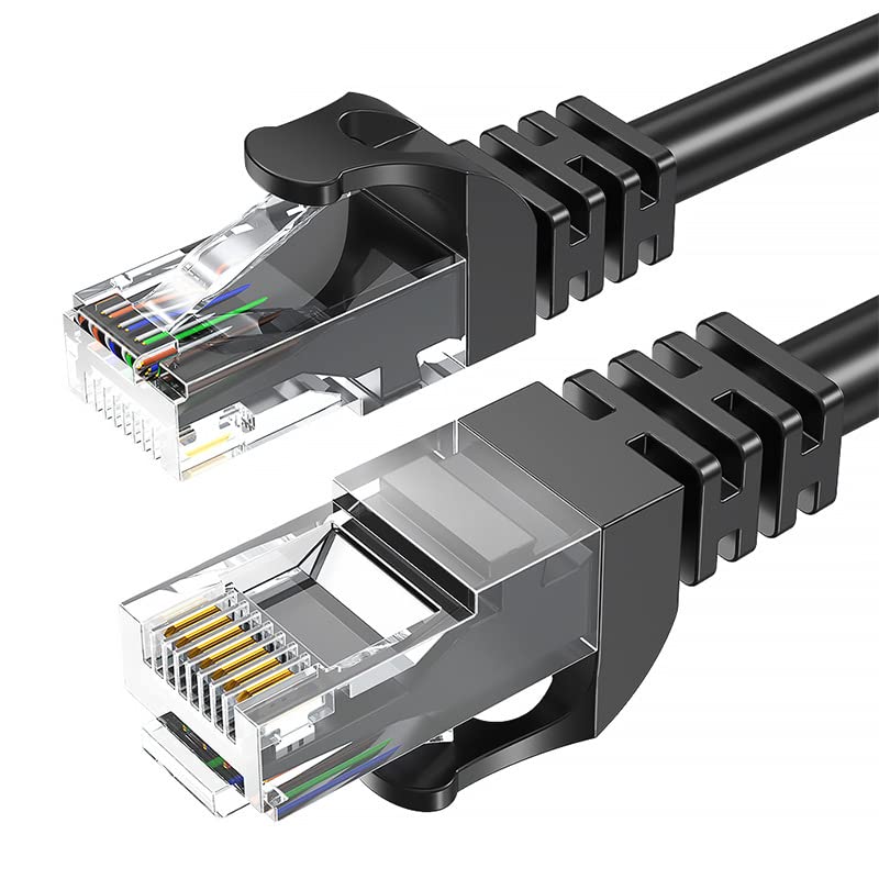 EUNOGO Ethernet Kábel，CAT6 nagysebességű Gigabit Ethernet Javítás Hálózati Kábel，Anti-Szünet Vízálló kivitel，a Játék/Lan/Router/Modem/Kapcsolót,