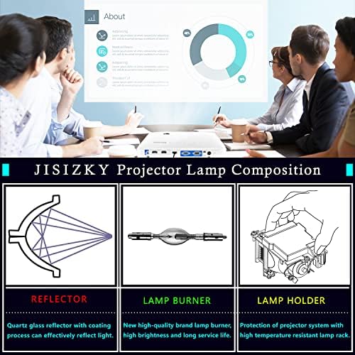 JISIZKY DT01471 Csere Modul Lámpa Izzó Ház Projektor HITACHI CP-WU8460 CP-WX8265 CP-X8170 HCP-D767U