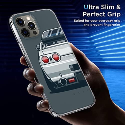 listpher Kompatibilis az iPhone 14 Pro Max Esetben Skyline Japán GTR Menő Sport R32 Supra versenyautó Ütésálló Puha TPU Szilikon