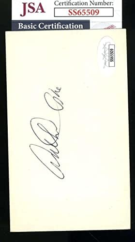 Arthur Ashe SZÖVETSÉG Aláírta Coa 3x5 Index Kártya Autogram - Dedikált Tenisz Fotók