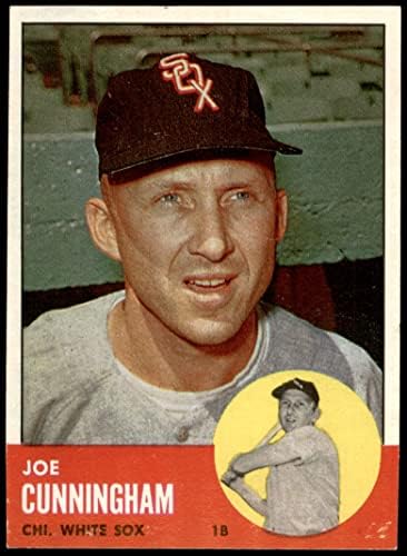 1963 Topps 100 Joe Cunningham Chicago White Sox (Baseball Kártya) EX/MT+ White Sox