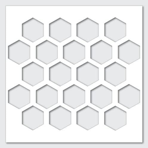 Méhsejt Stencil Hexagon Sablon Legjobb Vinil Újrafelhasználható Ravaszkodó Geometriai Stencil Festés, Fa, Vászon, Fal, Scrapbooking