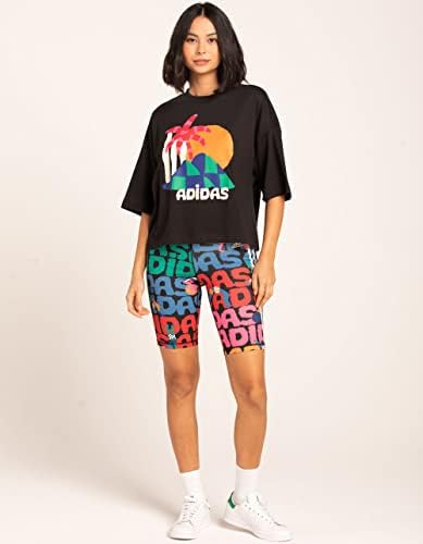 adidas Női Plus Size 3-Stripes Grafikus Póló