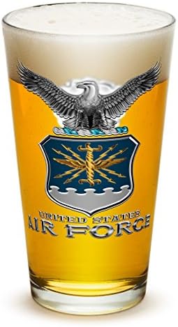 Korsó Szemüveg ? USAF Amerikai Hős?s Ajándékok a Férfiak vagy a Nők ? Légierő USAF Missle Sört Üvegáru ? Fegyveres Erők Sör Pohár
