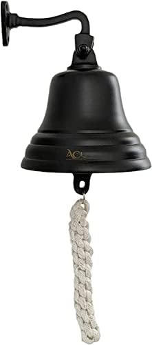 ACL Bár Tartozékok Haza Pub Kezét Bell – Falra Szerelhető Bár Bell Tengeri Dekoráció, – Egyedi Fekete Harang, Éles, Hangos Hangok