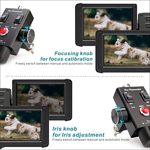 KOERTACOO Kamera Zoom Vezérlő, Távirányító Zoom, Írisz, valamint arra, hogy a Control + 2,5 mm 3,5 mm-es Jack Kábel, Panasonic HC-X1