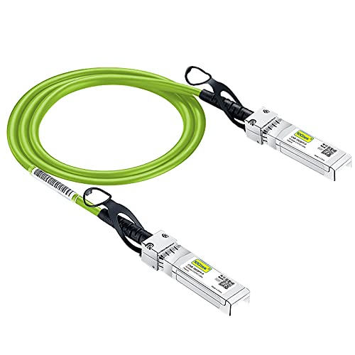 [Zöld] Színes 10G SFP+ DAC Kábel - Twinax SFP Kábel Ubiquiti UniFi Eszközök, 1 Méteres(3.3 ft)