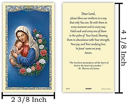 Vallási Szíve, szűz Mária a kis Jézus Szent Imádság, Keresztény Ajándékok Katolikus Anyák, Csomag 10