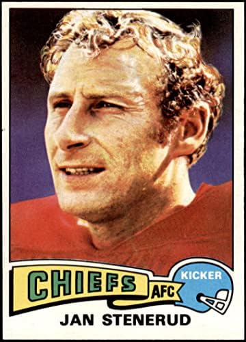1975 Topps 488 Jan Stenerud Kansas City Chiefs (Foci Kártya) NM Chiefs Montana St