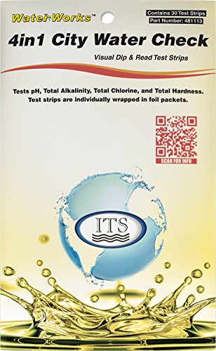 Ipari Vizsgálati Rendszerek 481113 Vízművek 4in1 Városi Víz tesztcsíkok 30 Csomag