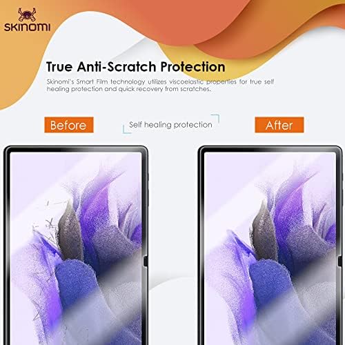 Skinomi képernyővédő fólia Kompatibilis a Samsung Galaxy Tab S7 FE (Galaxy Tab S7 Plus) Tiszta TechSkin TPU Anti-Buborék HD Film