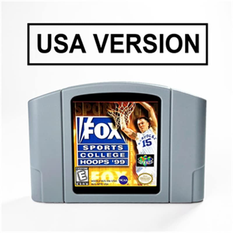 Fox Sports Főiskola Karika '99 64-Bites Játék Patron USA Verzió NTSC Formátum