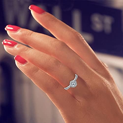Esküvő & Eljegyzési Gyűrűk Női Gyűrű Női Ékszerek Nők Cirkónium-oxid Gyűrű, Ajándék, Fényes Gyűrű