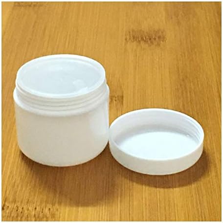 Otthon Tartalék Üres PET-Palackok 10g Műanyag Üres Smink Jar Pot Fehér Újratölthető Mintavevő Palackok Utazási Cream Krém