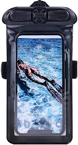 Vaxson Telefon tok Fekete, Kompatibilis NUU Mobil X6 Plus Vízálló Tasak Száraz Táska [ Nem Képernyő Védő Fólia ]