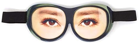 Honbay 3D Vicces Eyeshade Puha Alvó Szem Maszk, Állítható Fej Pánttal, Utazás, Játék, Buli, Pihenés, Alvás, stb (Nő) Fekete