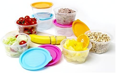 KEEPBOB 8 Darab Rizses étel megtakarítás konténer/mikrohullámú sütő biztonságos/fagyasztó biztonságos/BPA mentes (Nagy)