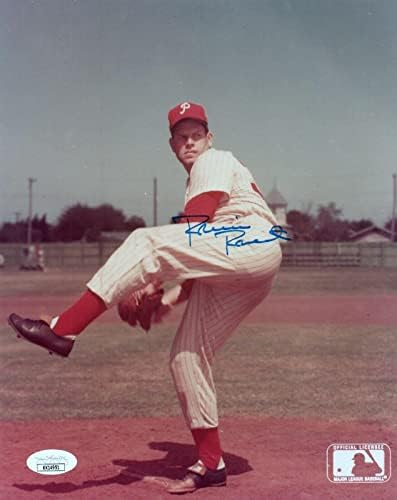 Robin Roberts Baseball HOF Aláírt 8x10 Fotó SZÖVETSÉG COA - Dedikált MLB Fotók