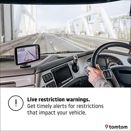A TomTom Truck Navigációs MENJ Szakértő, 7 Hüvelykes HD kijelző, Egyéni Nagy Jármű Routing meg az Ép-ok, a Forgalmi Torlódások