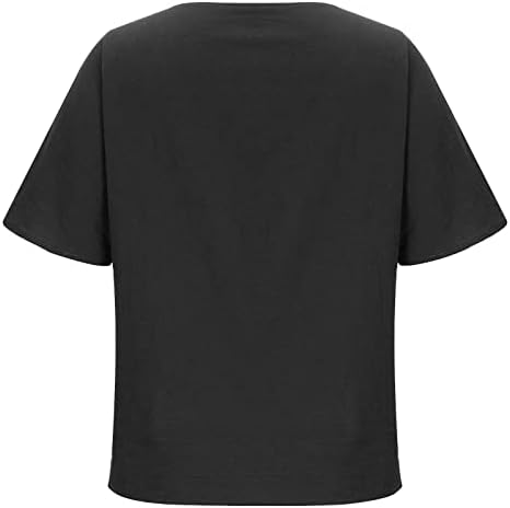 Nyári Női Pamut Ágynemű Tshirt Maximum Trendi Rövid Ujjú Alkalmi Virágos Tunika Póló Női Plus Size Sleeve Blúz