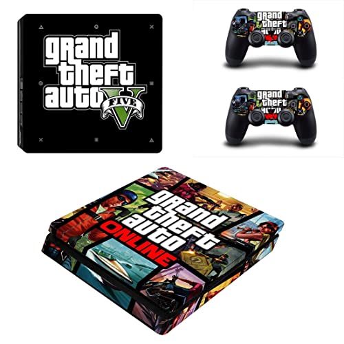 A PS4 NORMÁL - Játék Grand GTA-Lopás, Valamint Automatikus PS4 vagy PS5 Bőr Matrica PlayStation 4 vagy 5 Konzol, Illetve