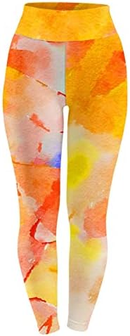 Női Nyakkendő Festék Leggings Művészi Splash Nyomtatás Vajas Puha Rugalmas Varrat Nélküli Edzés Ropogtatni Butt Lift Jóga Nadrág