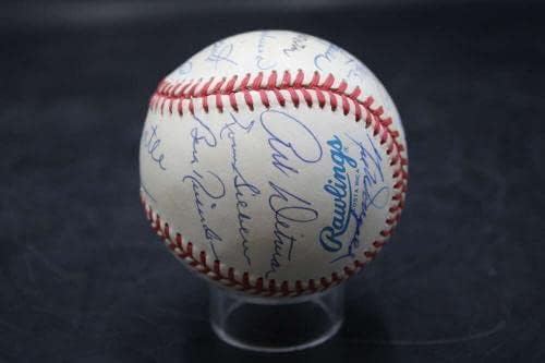 Mickey Mantle +22 Aláírt Baseball Autogramot Yankee Legendák Berra Szövetség Loa D5830 - Dedikált Baseball
