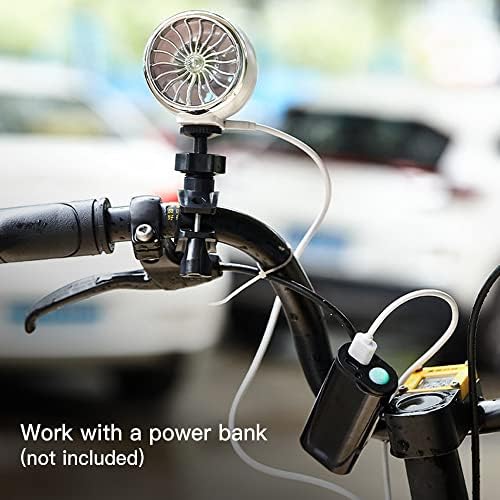 XIXIAN Hordozható USB Mini Hűtő Ventilátor Állvány Kerékpár Kormány, Elektromos Ventilátor a Kültéri Kerékpározás Ventilátor