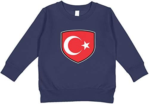 Amdesco Törökország Pajzs Török Zászló Kisgyermek Pulóver