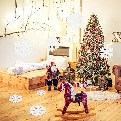 BESTOYARD Karácsonyi Mini Fa Hópihe Fehér hópehely Kézműves Karácsonyi Dekoráció, Kellékek 100-as
