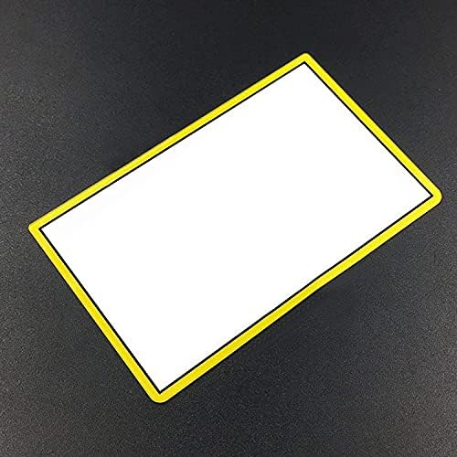 Csere Üveg Felső Felső Képernyő Keret objektívvédőt LCD Képernyő Védő A Ragasztó Az Új 3DS XL LL 2015 Konzol Sárga