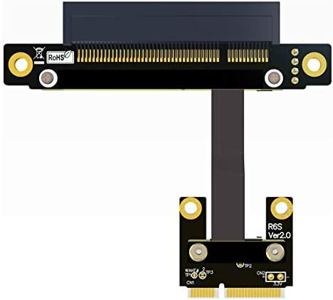 ADT-Link 8Gbps Mini PCI-e mPCIe, hogy PCIe x8 PCI-express 8X Adapter Kábelét Gen3.0 Mini-PCIe Szalag Kábel (80cm)