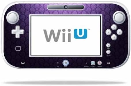 MightySkins Bőr Kompatibilis a Nintendo Wii U Gamepad Vezérlő wrap Matrica Bőr Antik Lila