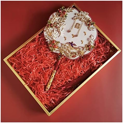 n/Esküvő Rajongó Csokrok, Kézzel készített Menyasszony Kézi Rajongó Hanfu Fotó Kellékek Ősi Kínai Esküvői Kiegészítők, Ajándékok
