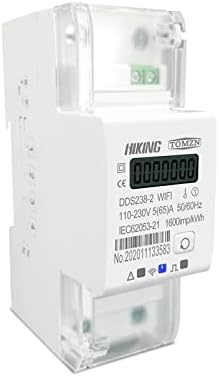 Junniu Tuya egyfázisú 65A Din Sín WiFi Intelligens Energia-Mérő Időzítő Fogyasztás Monitor kWh Méter Wattmeter SMARTLIFE