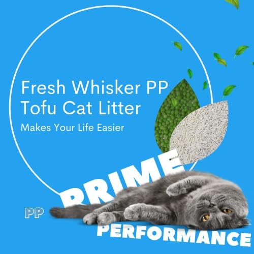 FreshWhisker Tofu Macska Alom, Szag Ingyenes, & Flushable Becsomósodik Tofu Macskaalmot Termékek Macskák (6 LB Táska)