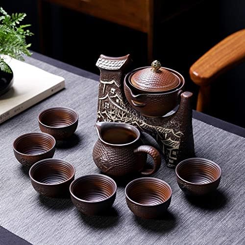 TWDYC Kerámia Kő Csiszolás Félautomata Teás Készlet,kreatív Kung Fu Tea a Tea Set Kreatív teaszertartás Kellékek