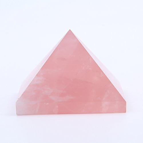 HJT-PYC HongJinTian Természetes Kristály Tiszta Kvarc Piramis (2.4 inch, Rózsaszín)