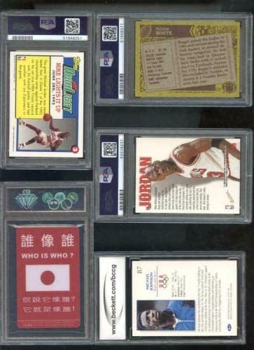 1997-98 cellába zárnak Z-Force 190 Michael Jordan PSA 9 Osztályozott Kártya NBA ZForce Zupermen - Aláíratlan Kosárlabda Kártyák