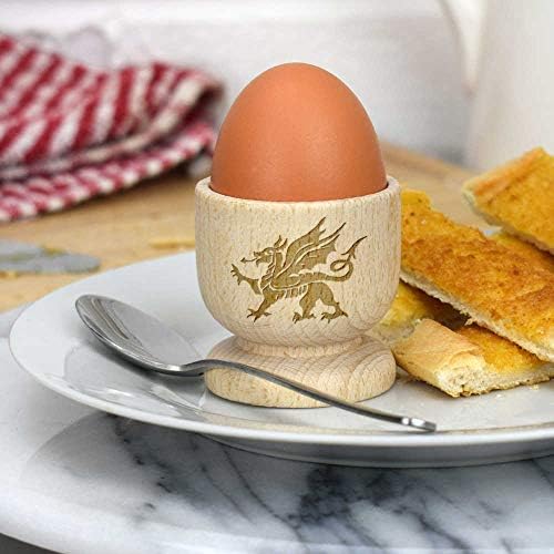 Azeeda 'Walesi Sárkány' Fából készült tojástartó (EC00004709)