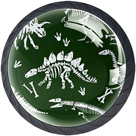 Idealiy Dinoszaurusz-Koponya Ajtó Fiók Húzza Kezelni Bútor Dekoráció Konyha Szekrény, fésülködő Asztal