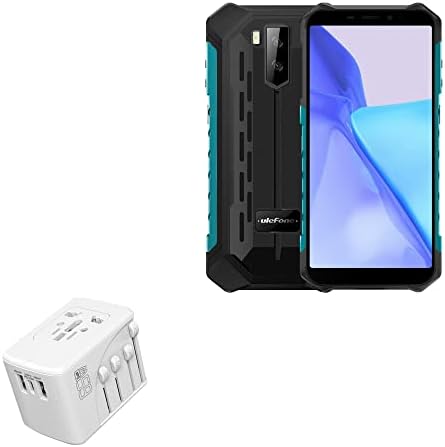 BoxWave Töltő Ulefone Páncél X9 Pro (Töltő által BoxWave) - Nemzetközi PD Fali Töltő (65W), 3 USB Nemzetközi Díjat Adapter, valamint Átalakító