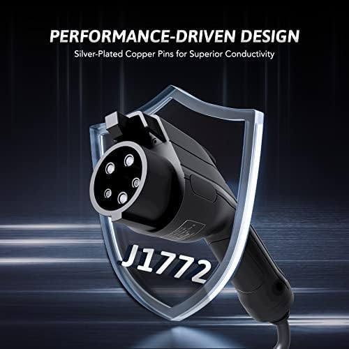 J1772, hogy Tesla Adapter 80A 240V AC Kompatibilis a Tesla Model 3 S X Y, illetve Szinten 2 32 Amp 240V Hordozható J1772 Elektromos Autó