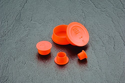 Caplugs Műanyag Egységes Dugót. PZP-202, PE-LD, hogy a Csatlakozó Menet Mérete 1-1/16, Narancssárga (Csomag 500)