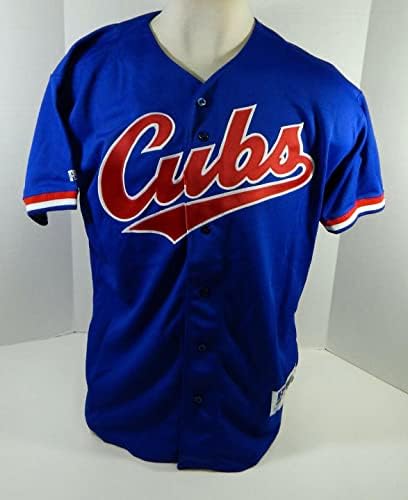 1994-96 Chicago Cubs Játék Kiadott Kék Mez Alternatív 48 DP22166 - Játék Használt MLB Mezek