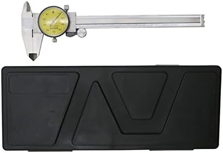 SMANNI 150mm 6 hüvelyk Pontosságú Tárcsa tárcsa Féknyereg Vernier Tolómérő Mikrométer Nyomtávú tárcsa Féknyereg 0.01 mm